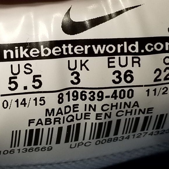 Nike Air Max Thea Sneaker, Blue Grey / Ocean Fog, Womens Size 5.5 / 36 - Picture 10 of 10